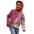 Fiji Adi Cakobau School Personalised Kid Hoodie Masi Tapa Mix Plumeria