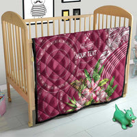 Fiji Adi Cakobau School Personalised Quilt Masi Tapa Mix Plumeria