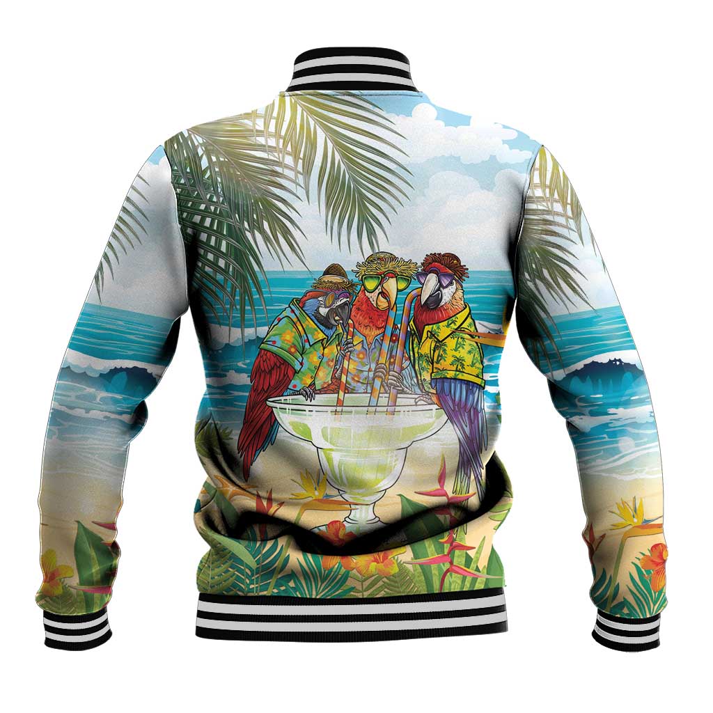 It's 5 o'clock Somewhere Baseball Jacket Beach Party LT7 - Polynesian Pride