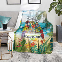 It's 5 o'clock Somewhere Blanket Beach Party - Polynesian Pride