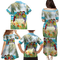 It's 5 o'clock Somewhere Family Matching Puletasi and Hawaiian Shirt Beach Party LT7 - Polynesian Pride