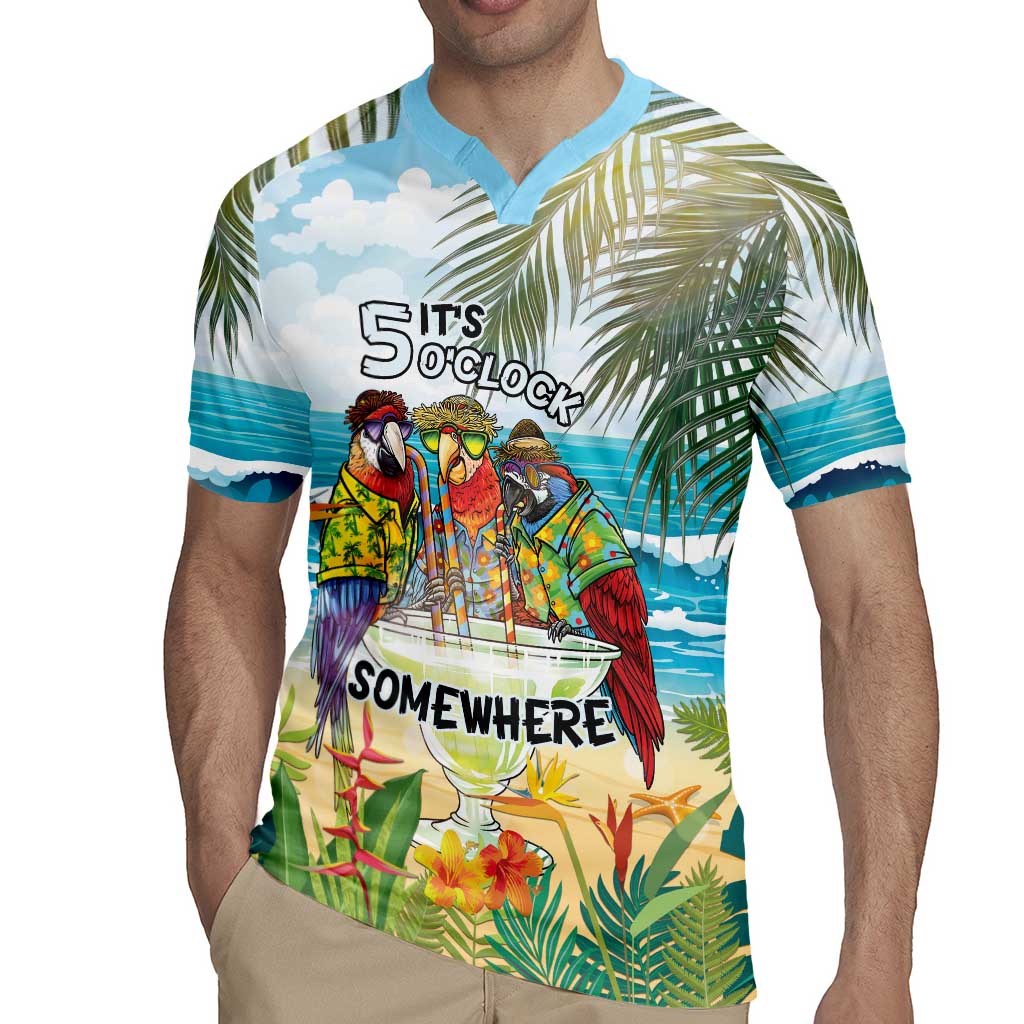 It's 5 o'clock Somewhere Rugby Jersey Beach Party LT7 - Polynesian Pride