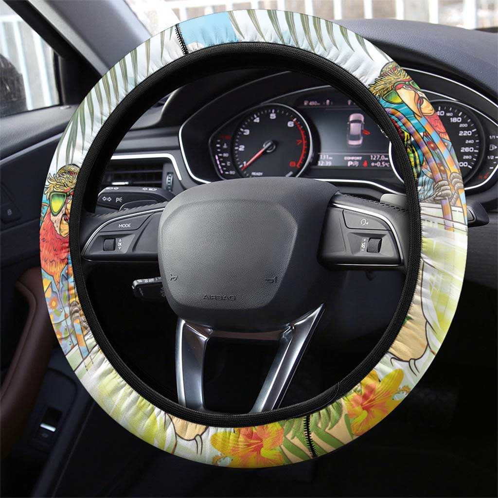 It's 5 o'clock Somewhere Steering Wheel Cover Beach Party LT7 - Polynesian Pride