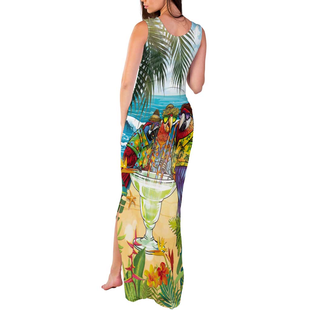 It's 5 o'clock Somewhere Tank Maxi Dress Beach Party - Polynesian Pride