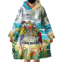 It's 5 o'clock Somewhere Wearable Blanket Hoodie Beach Party LT7 - Polynesian Pride