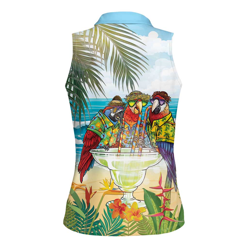 It's 5 o'clock Somewhere Women Sleeveless Polo Shirt Beach Party - Polynesian Pride