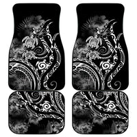 Aloha Hawaii Turtles Floral Car Mats Obsidian Glaze