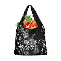 Aloha Hawaii Turtles Floral Grocery Bag Obsidian Glaze