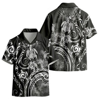 Aloha Hawaii Turtles Floral Kid Hawaiian Shirt Obsidian Glaze LT7