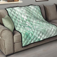 Aloha Hawaii Turtles Floral Quilt Seafoam Marbles Glaze