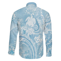Aloha Hawaii Turtles Floral Family Matching Mermaid Dress and Hawaiian Shirt Aqua Marbles Glaze