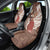 Tahiti Islands Polynesian Plumeria Car Seat Cover Tahitian Vahine 'Ote'a - Beige