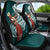 Tahiti Islands Polynesian Plumeria Car Seat Cover Tahitian Vahine 'Ote'a - Teal