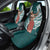 Tahiti Islands Polynesian Plumeria Car Seat Cover Tahitian Vahine 'Ote'a - Teal