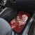 Tahiti Islands Polynesian Plumeria Car Mats Tahitian Vahine 'Ote'a - Scarlet