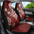 Tahiti Islands Polynesian Plumeria Car Seat Cover Tahitian Vahine 'Ote'a - Scarlet