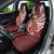 Tahiti Islands Polynesian Plumeria Car Seat Cover Tahitian Vahine 'Ote'a - Scarlet