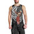 Tahiti Islands Polynesian Plumeria Men Tank Top Tahitian Vahine 'Ote'a - Black