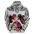 Polynesian Hoodie Dog Lover With Beagle - Sunset At The Beach White Ver LT7 - Polynesian Pride