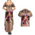 Polynesian Couples Matching Summer Maxi Dress and Hawaiian Shirt Dog Lover With Beagle - Sunset At The Beach Brown Ver LT7 - Polynesian Pride