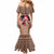 Polynesian Mermaid Dress Dog Lover With Beagle - Sunset At The Beach Brown Ver LT7 - Polynesian Pride