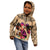 Polynesian Kid Hoodie Dog Lover With Border Collie - Sunset At The Beach LT7 - Polynesian Pride