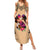 Polynesian Summer Maxi Dress Dog Lover With Border Collie - Sunset At The Beach LT7 Women Coral - Polynesian Pride