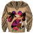 Polynesian Sweatshirt Dog Lover With Border Collie - Sunset At The Beach LT7 - Polynesian Pride