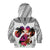 Polynesian Kid Hoodie Dog Lover With Border Collie - Sunset At The Beach White Ver LT7 - Polynesian Pride