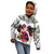 Polynesian Kid Hoodie Dog Lover With Border Collie - Sunset At The Beach White Ver LT7 - Polynesian Pride