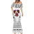 Polynesian Mermaid Dress Dog Lover With Border Collie - Sunset At The Beach White Ver LT7 - Polynesian Pride