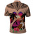 Polynesian Polo Shirt Dog Lover With Border Collie - Sunset At The Beach Brown Ver LT7 - Polynesian Pride