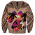 Polynesian Sweatshirt Dog Lover With Border Collie - Sunset At The Beach Brown Ver LT7 - Polynesian Pride