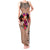 Polynesian Tank Maxi Dress Dog Lover With Border Collie - Sunset At The Beach Brown Ver LT7 Women Brown - Polynesian Pride