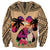 Polynesian Sweatshirt Dog Lover With German Shepherd - Sunset At The Beach LT7 - Polynesian Pride