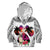 Polynesian Kid Hoodie Dog Lover With German Shepherd - Sunset At The Beach White Ver LT7 Hoodie White - Polynesian Pride