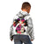 Polynesian Kid Hoodie Dog Lover With German Shepherd - Sunset At The Beach White Ver LT7 - Polynesian Pride