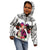 Polynesian Kid Hoodie Dog Lover With German Shepherd - Sunset At The Beach White Ver LT7 - Polynesian Pride