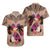 Polynesian Hawaiian Shirt Dog Lover With German Shepherd - Sunset At The Beach Brown Ver LT7 - Polynesian Pride