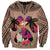 Polynesian Sweatshirt Dog Lover With German Shepherd - Sunset At The Beach Brown Ver LT7 Unisex Brown - Polynesian Pride