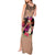 Polynesian Tank Maxi Dress Dog Lover With German Shepherd - Sunset At The Beach Brown Ver LT7 - Polynesian Pride