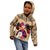 Polynesian Kid Hoodie Dog Lover With Samoyed - Sunset At The Beach LT7 - Polynesian Pride