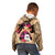 Polynesian Kid Hoodie Dog Lover With Samoyed - Sunset At The Beach LT7 - Polynesian Pride