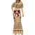 Polynesian Mermaid Dress Dog Lover With Samoyed - Sunset At The Beach LT7 - Polynesian Pride