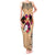 Polynesian Tank Maxi Dress Dog Lover With Samoyed - Sunset At The Beach LT7 Women Coral - Polynesian Pride