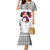 Polynesian Mermaid Dress Dog Lover With Samoyed - Sunset At The Beach White Ver LT7 Women White - Polynesian Pride