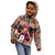 Polynesian Kid Hoodie Dog Lover With Samoyed - Sunset At The Beach Brown Ver LT7 - Polynesian Pride