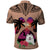 Polynesian Polo Shirt Dog Lover With Samoyed - Sunset At The Beach Brown Ver LT7 - Polynesian Pride