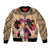 Polynesian Bomber Jacket Dog Lover With Shiba Inu - Sunset At The Beach LT7 Unisex Coral - Polynesian Pride