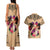 Polynesian Couples Matching Tank Maxi Dress and Hawaiian Shirt Dog Lover With Shiba Inu - Sunset At The Beach LT7 - Polynesian Pride